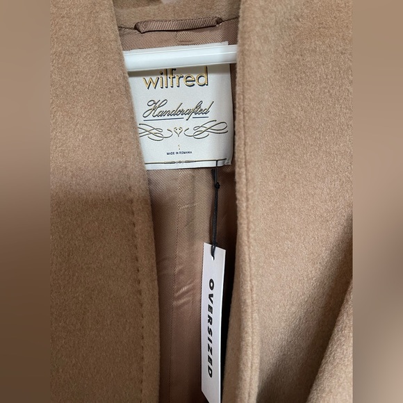 Aritzia Wilfred Raffles Coat - Cocoa Sand color - Picture 3 of 6